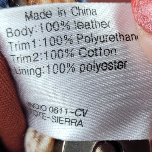 The Sak Indio Sierra Tote Brown Red Leather Large Hobo Bag - Picture 11 of 13